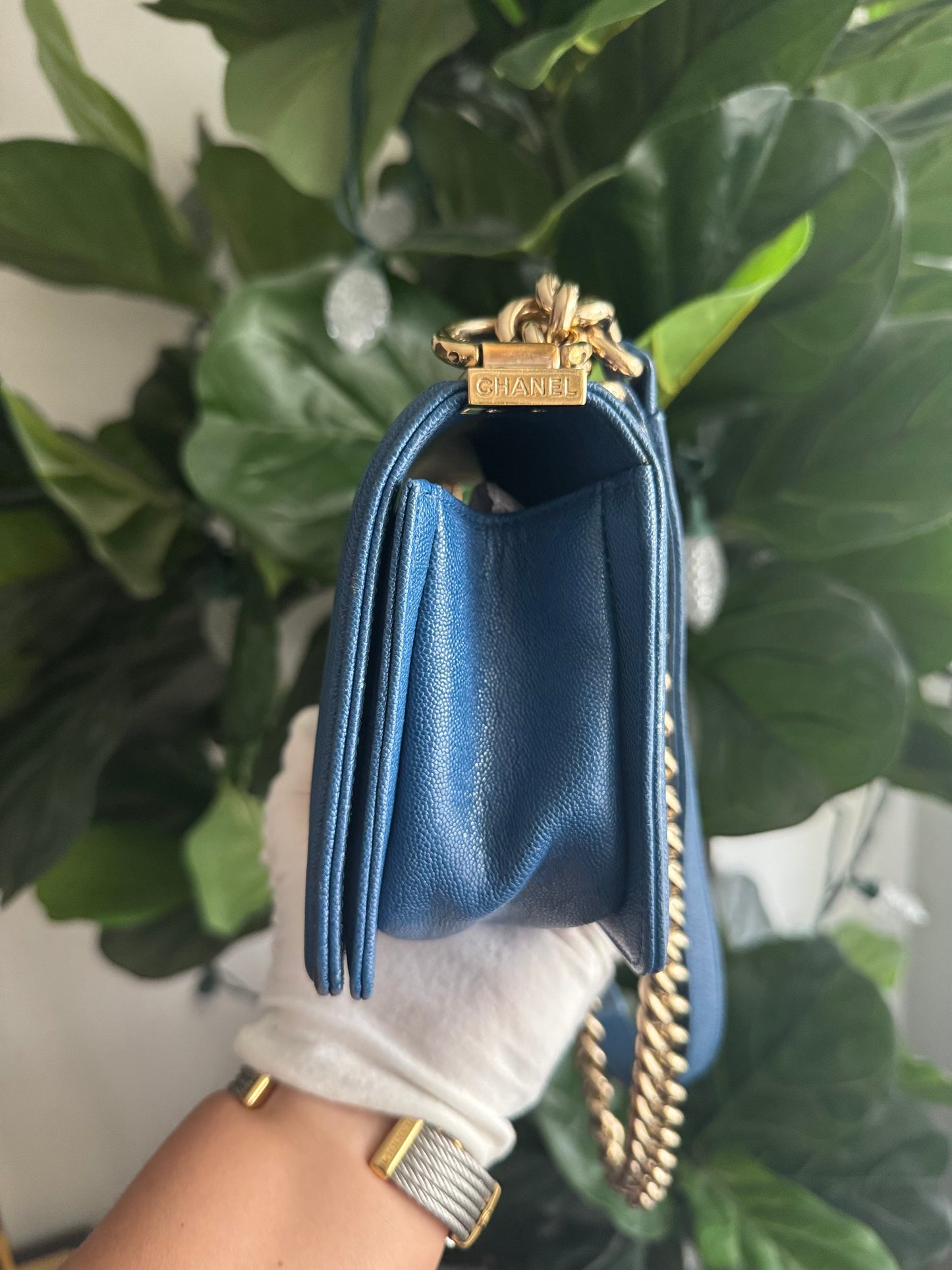 Chanel Le Boy Small in Caviar Leather