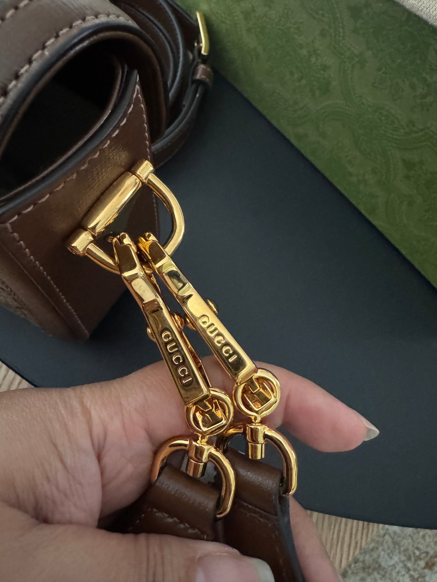 GUCCI HORSEBIT 1955 SMALL CROSSBIDY BAG