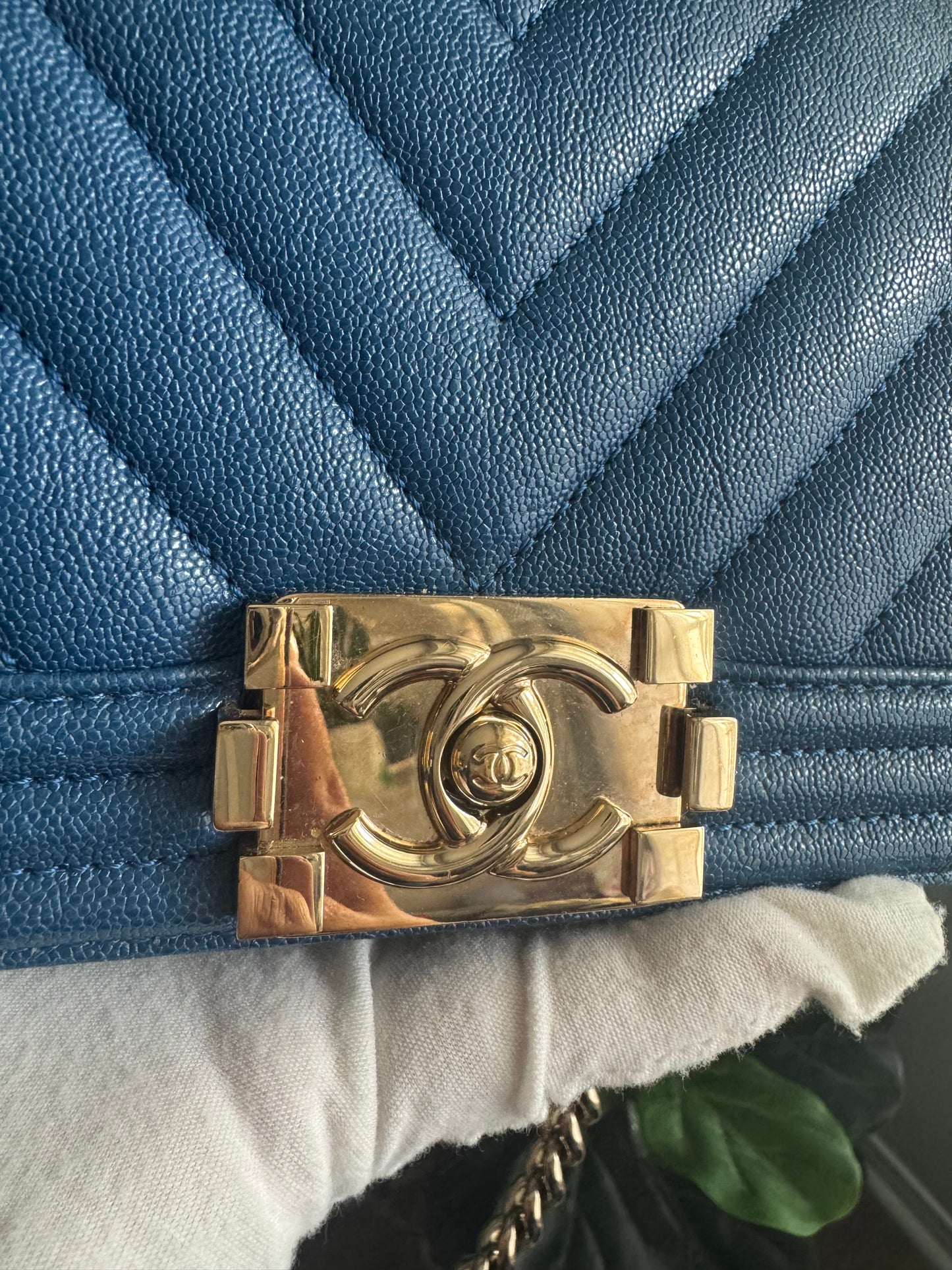 Chanel Le Boy Small in Caviar Leather