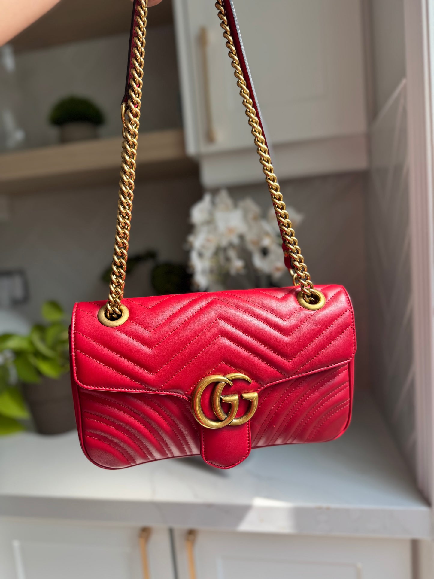GUCCI MARMONT SMALL FLAP BAG