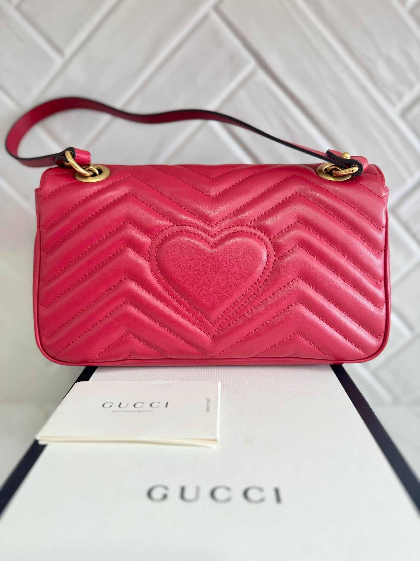 GUCCI MARMONT SMALL FLAP BAG