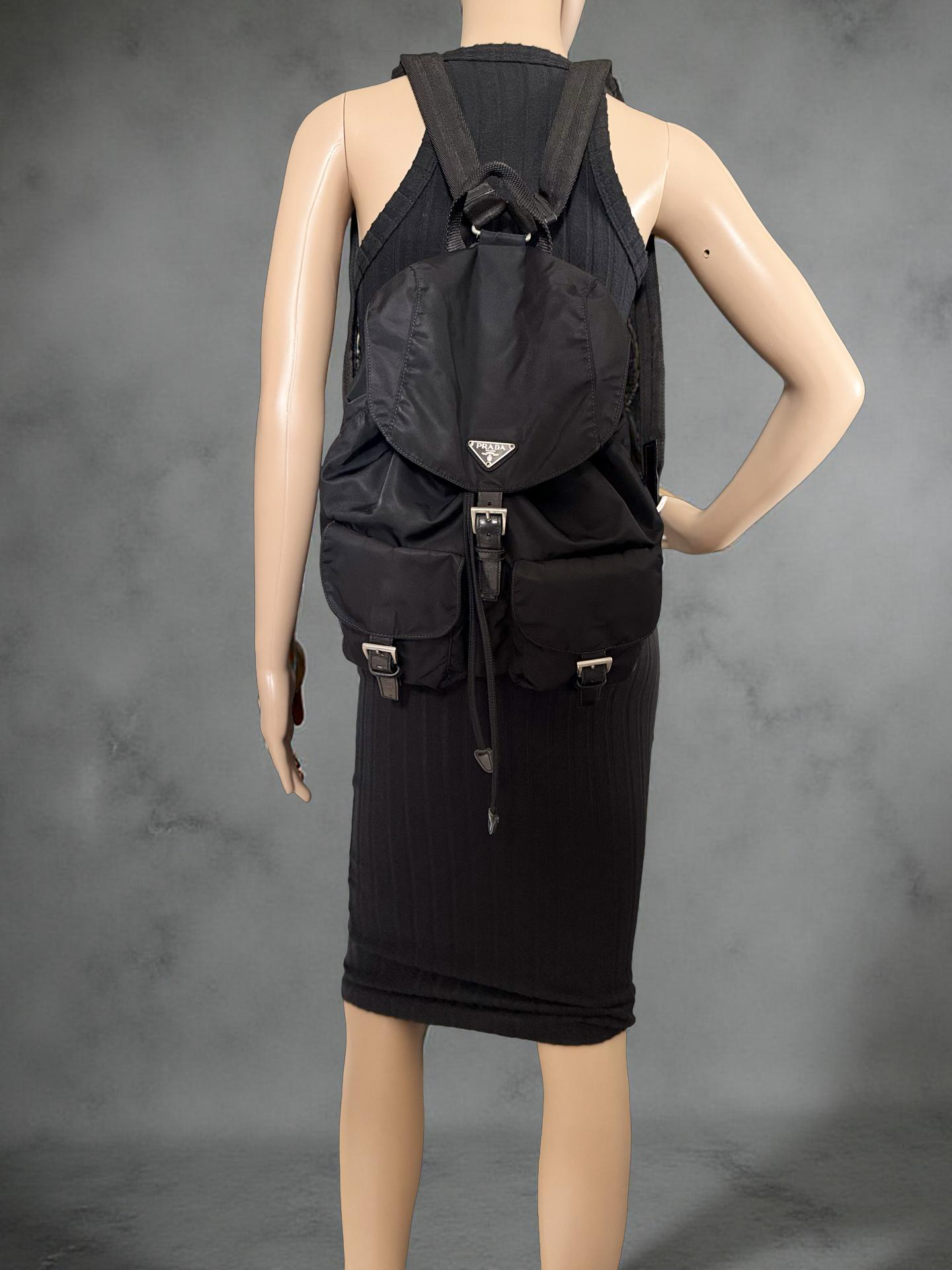 Prada Vintage Tessuto Nylon Backpack