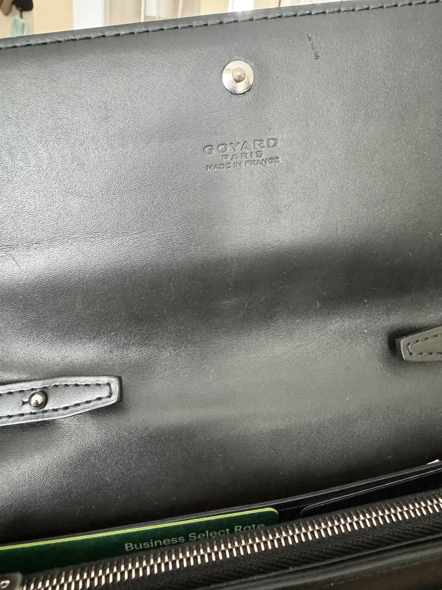 GOYARD VARENNE CONTINENTAL WALLET ON STRAP