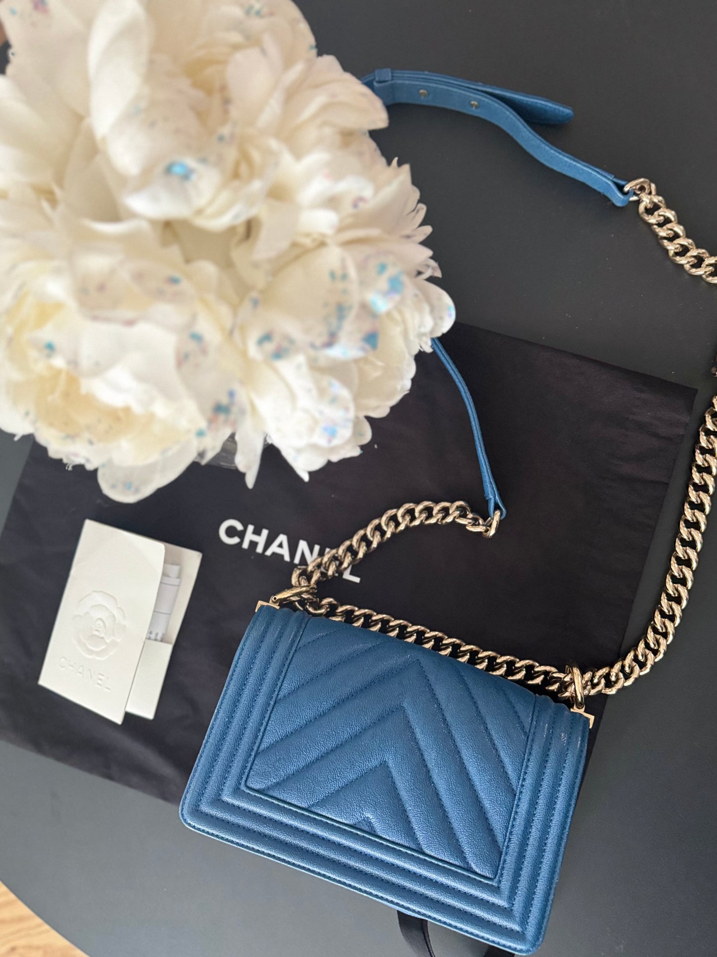 Chanel Le Boy Small in Caviar Leather