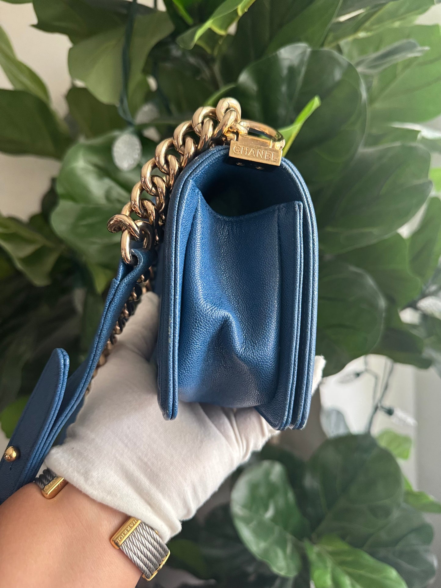Chanel Le Boy Small in Caviar Leather