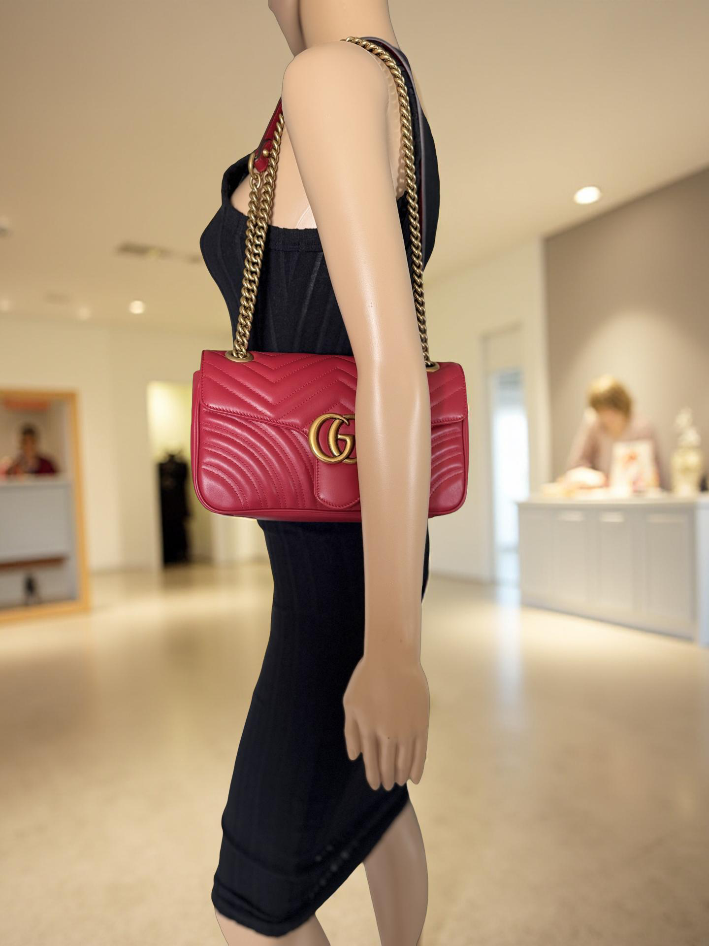 GUCCI MARMONT SMALL FLAP BAG