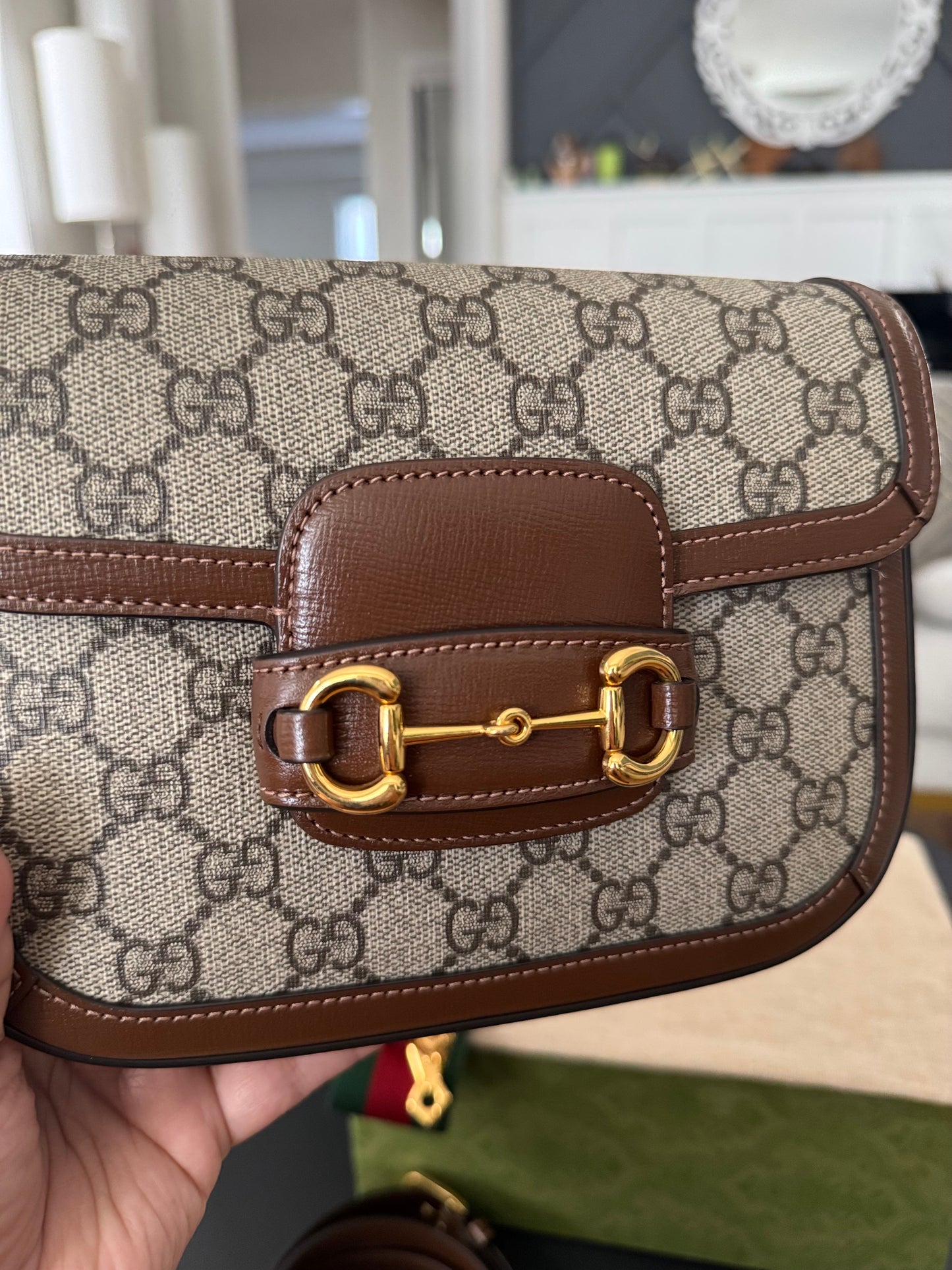 GUCCI HORSEBIT 1955 SMALL CROSSBIDY BAG