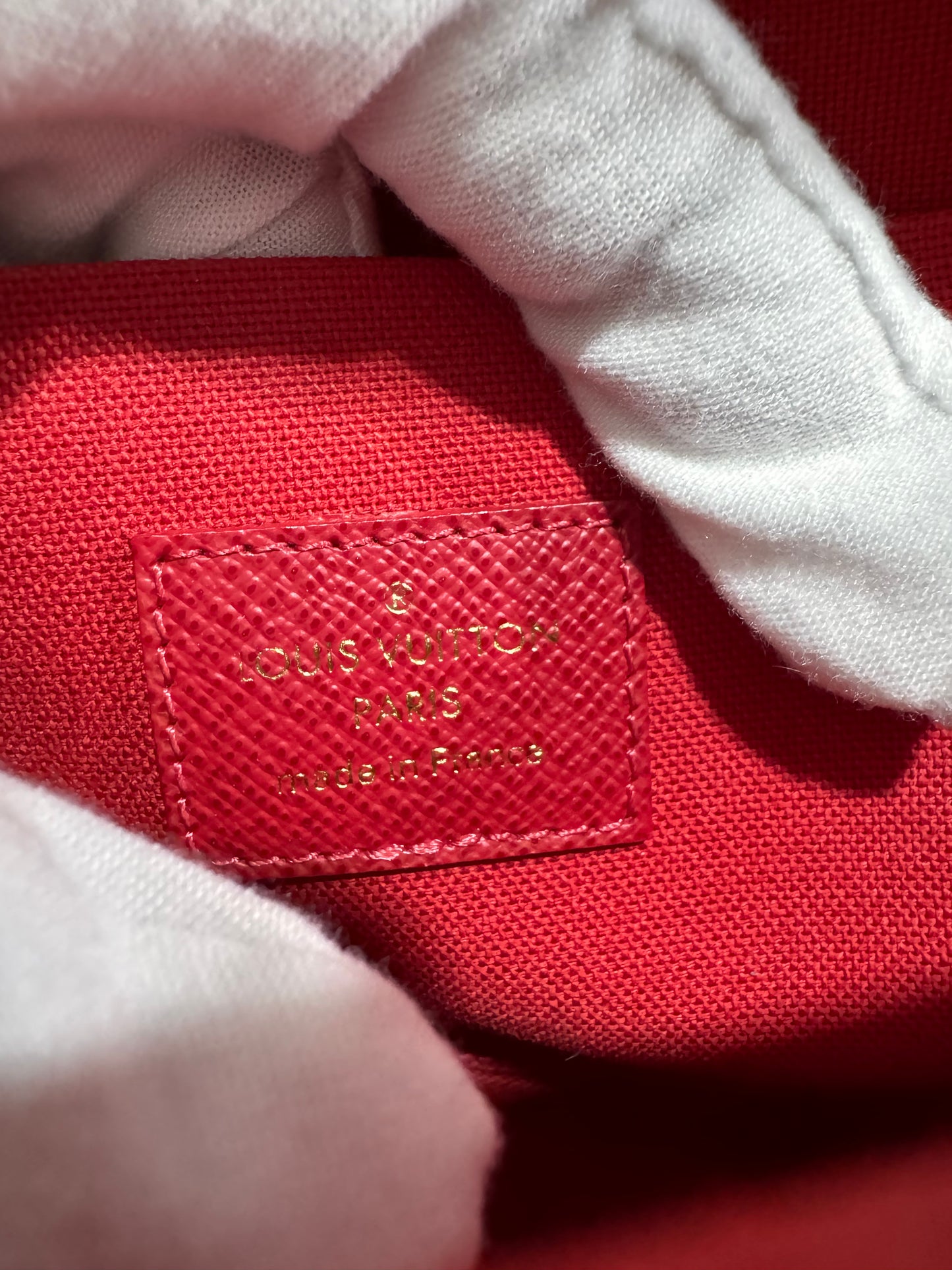 LOUIS VUITTON LIMITED EDITION WORLD TOUR FELICIE POCHETTE IN MONOGRAM CANVAS.
