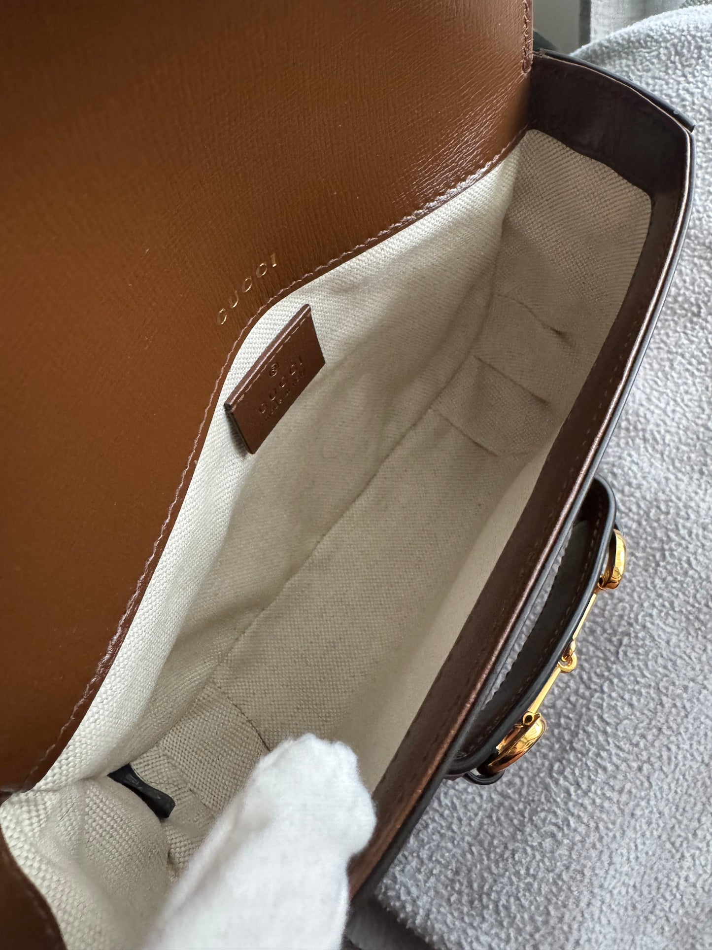 GUCCI HORSEBIT 1955 SMALL CROSSBIDY BAG