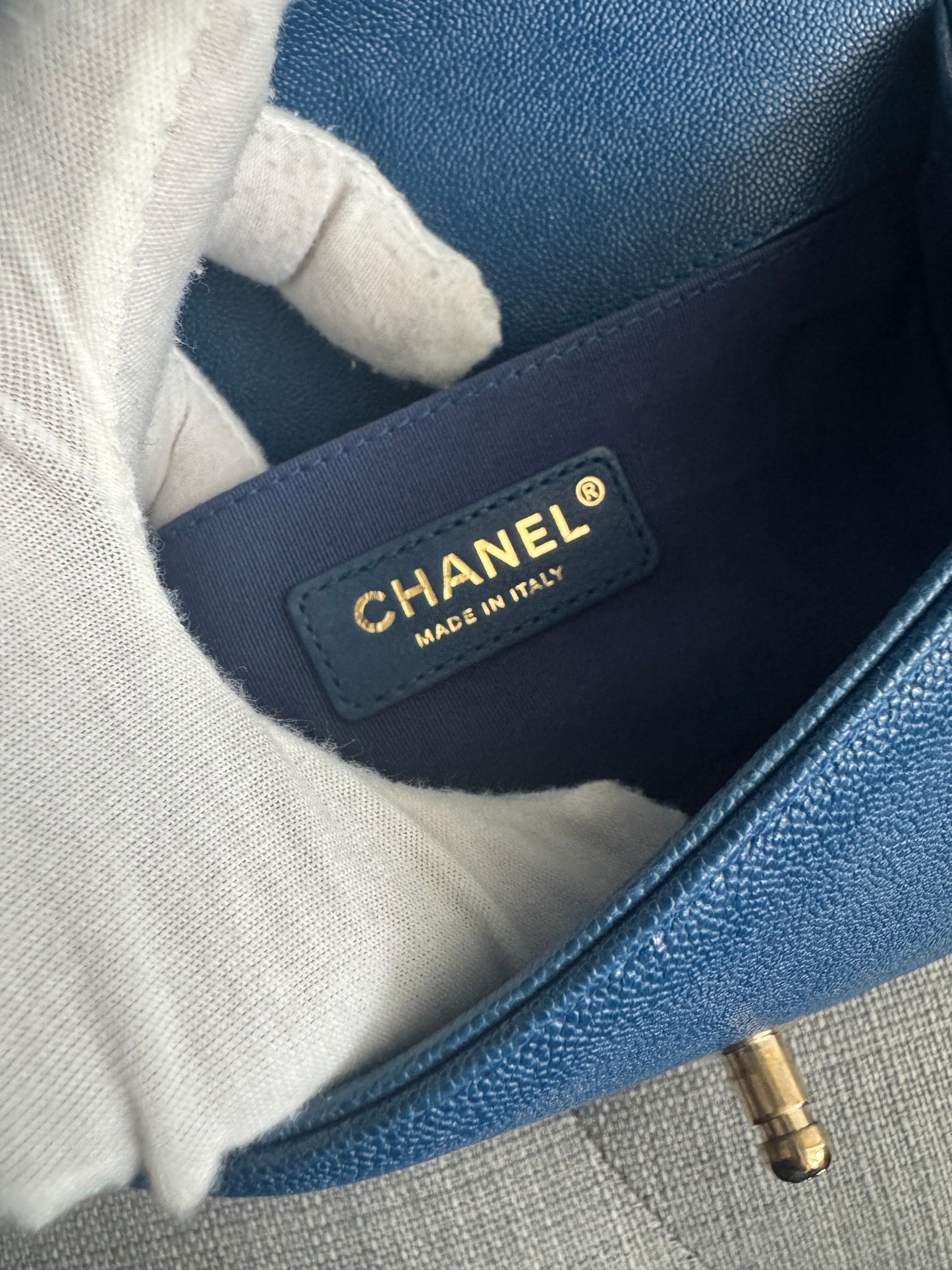 Chanel Le Boy Small in Caviar Leather