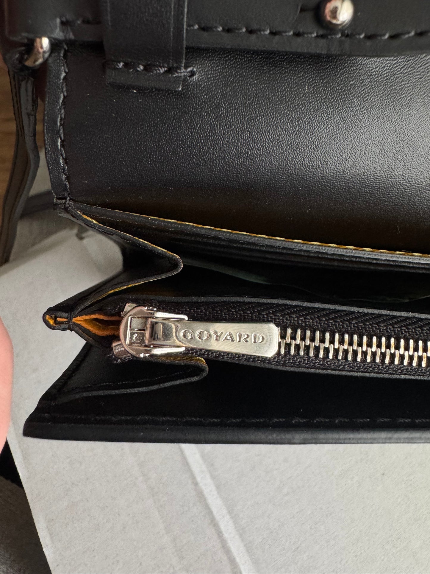 GOYARD VARENNE CONTINENTAL WALLET ON STRAP