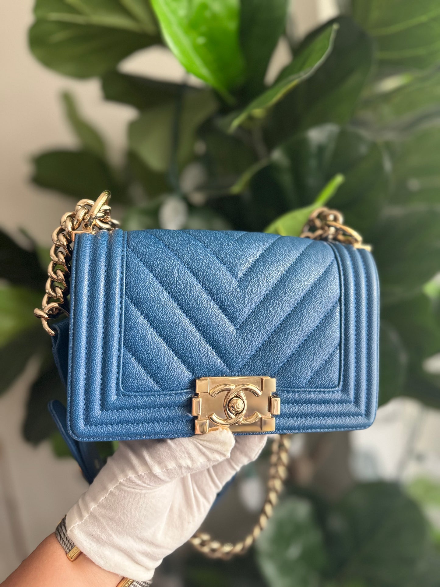 Chanel Le Boy Small in Caviar Leather