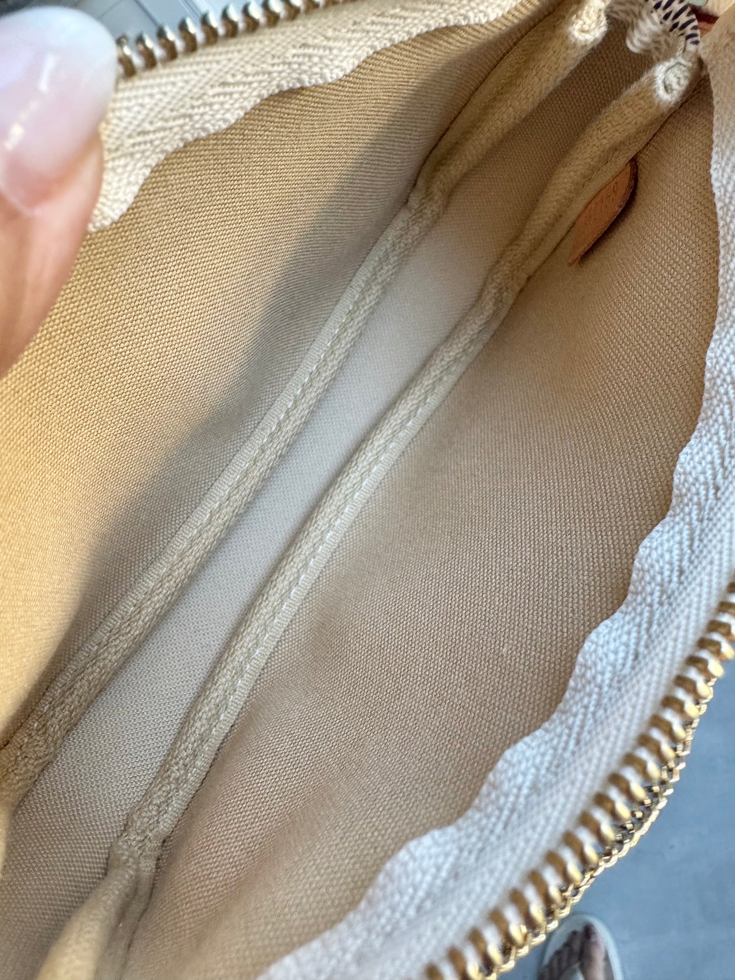 LOUIS VUITTON MINI POCHETTE IN DAMIER AZUR