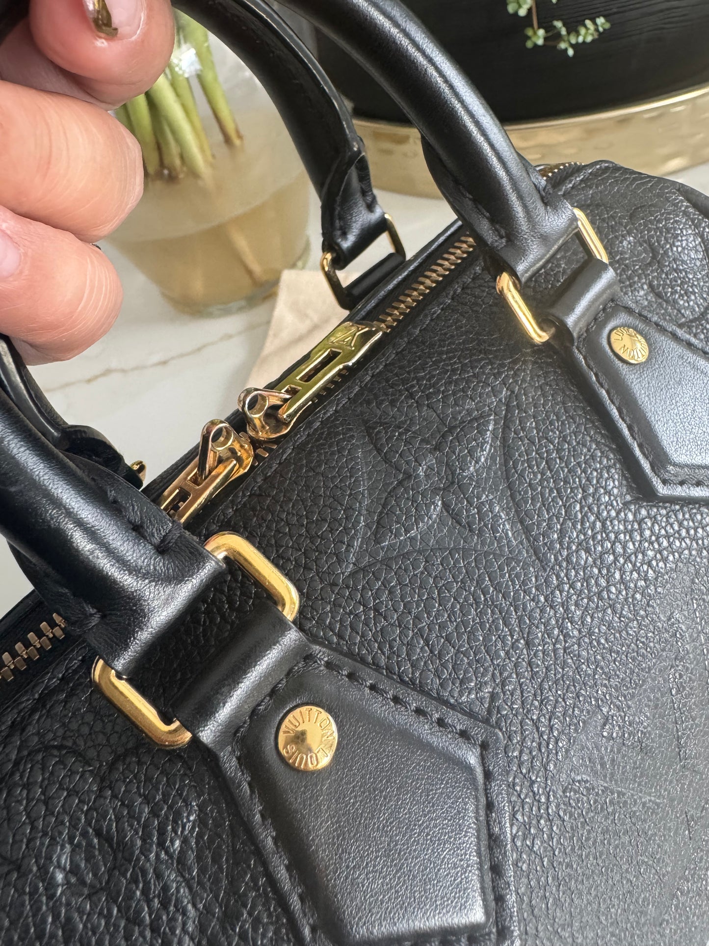 LOUIS VUITTON MONOGRAM EMPREINTE SPEEDY 20 BANDOULIERE