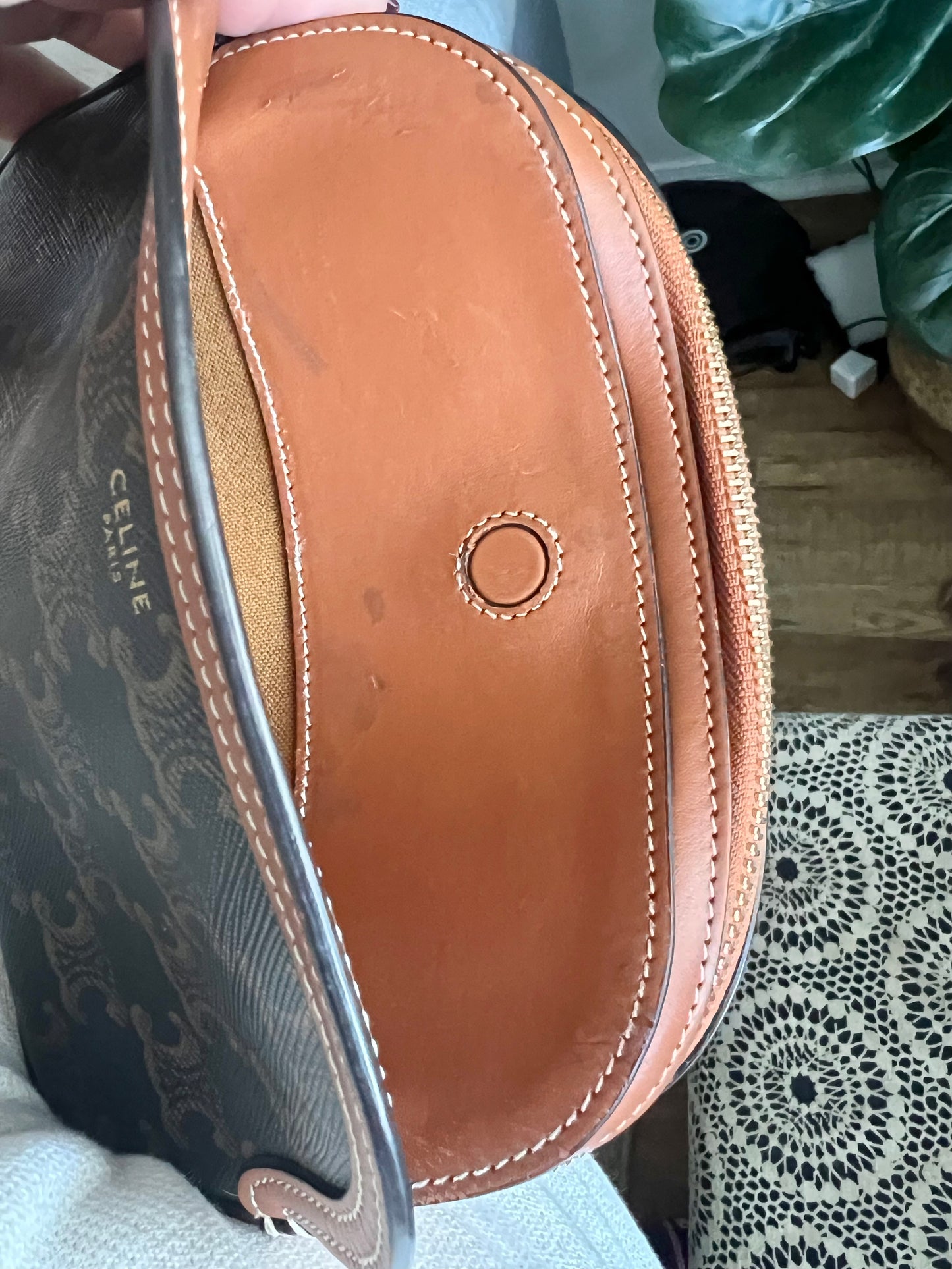 CELINE TRIOMPHE CANVAS BUMBAG/ BELT BAG