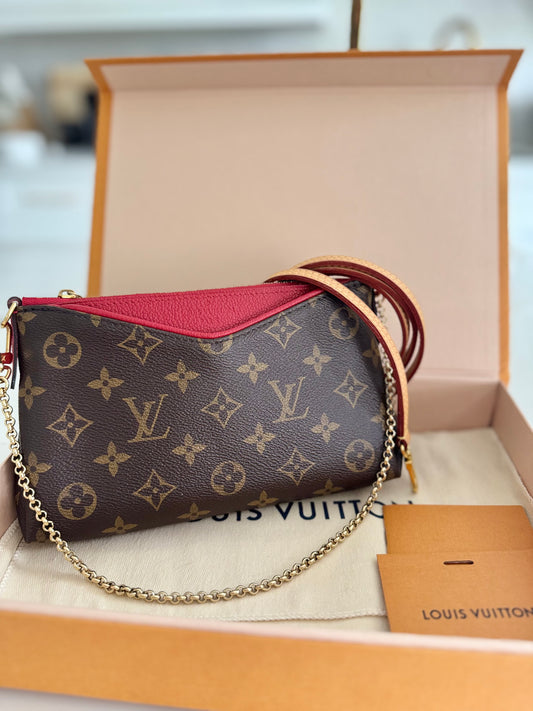 Louis Vuitton Pallas Clutch Crossbody Bag
