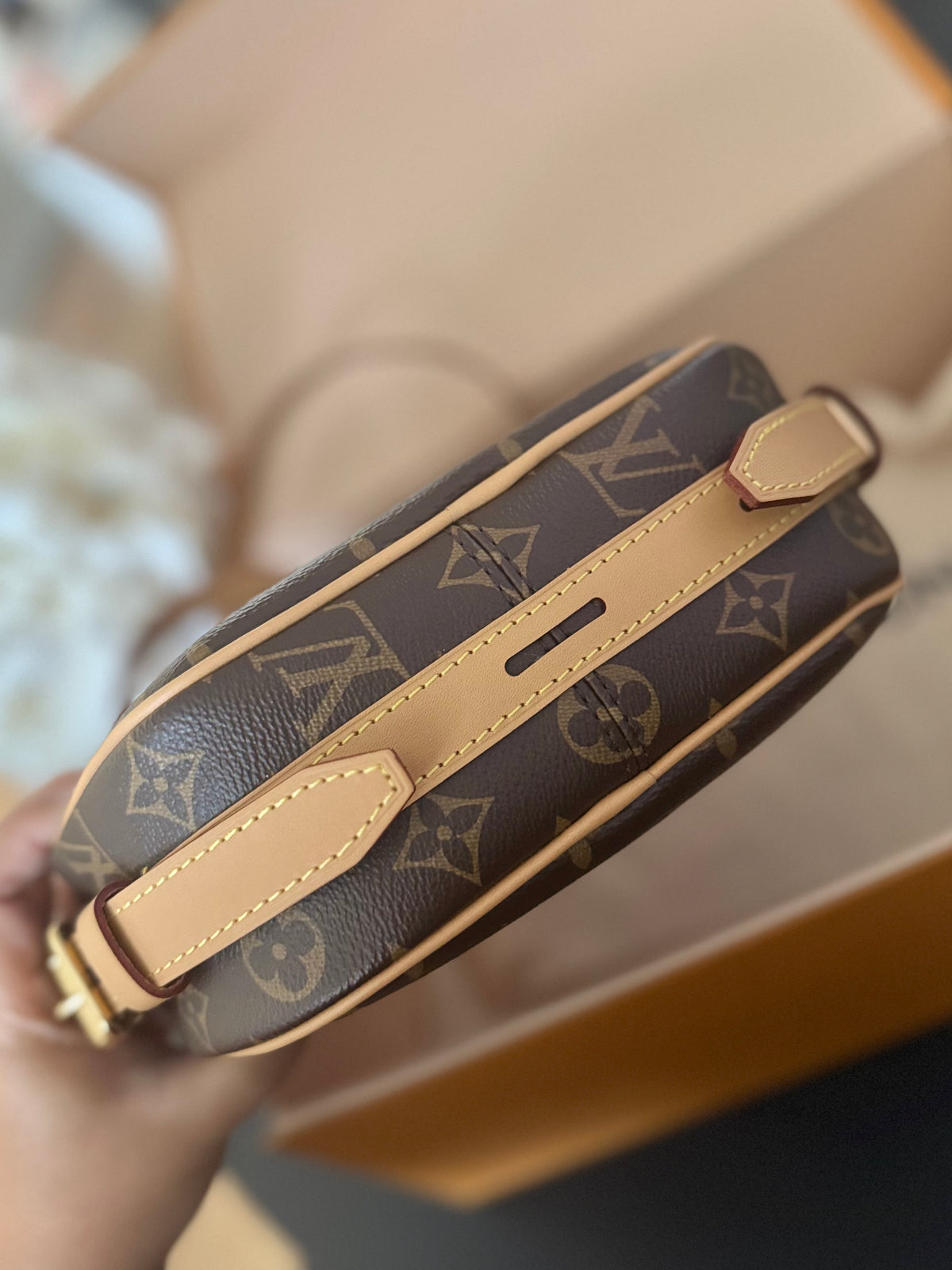 LOUIS VUITTON Monogram Boîte Chapeau Souple MM