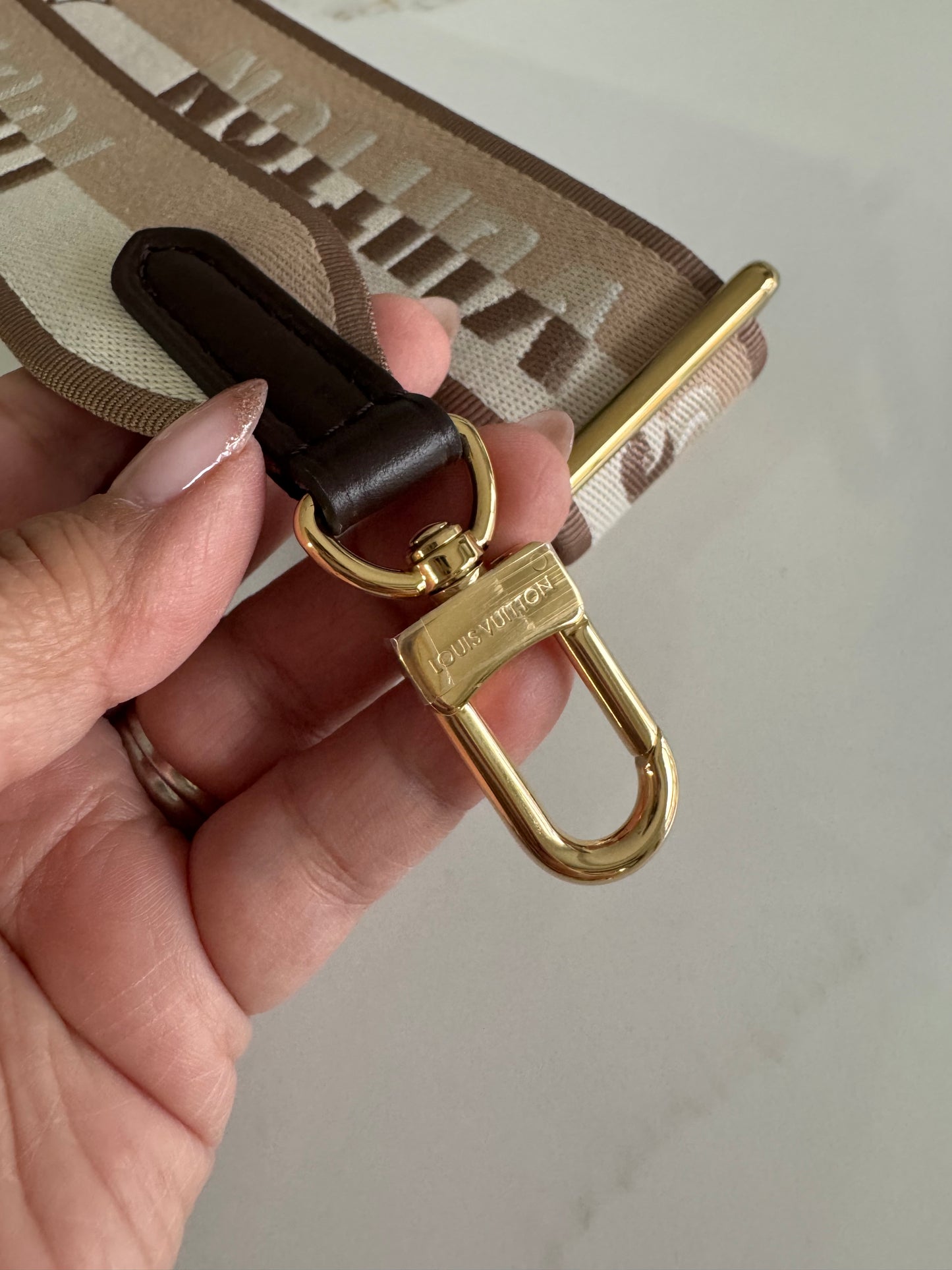 LOUIS VUITTON ADJUSTABLE SPEEDY 20 BANDOULIERE JACQUARD STRAP