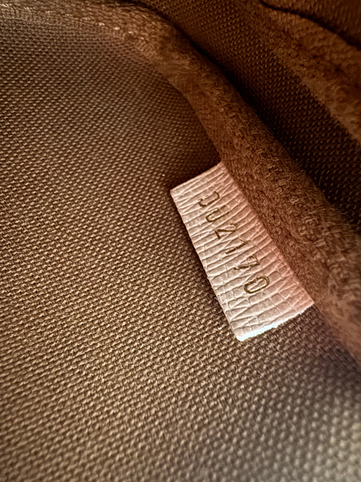 Limited Edition Louis Vuitton Monogram Canvas '1 Rue Scribe, Paris' Mini Pochette Accessories Bag