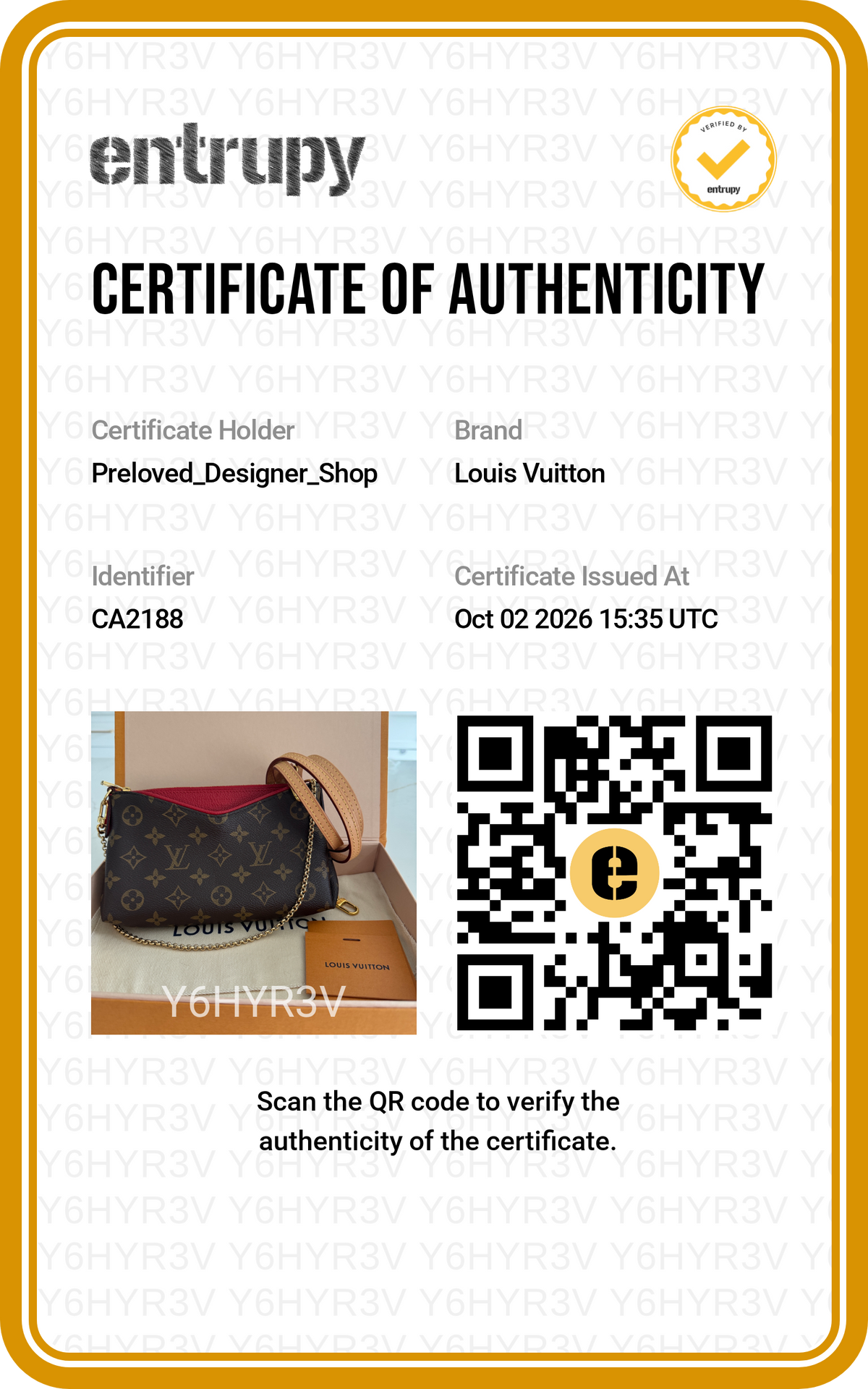 Louis Vuitton Pallas Clutch Crossbody Bag