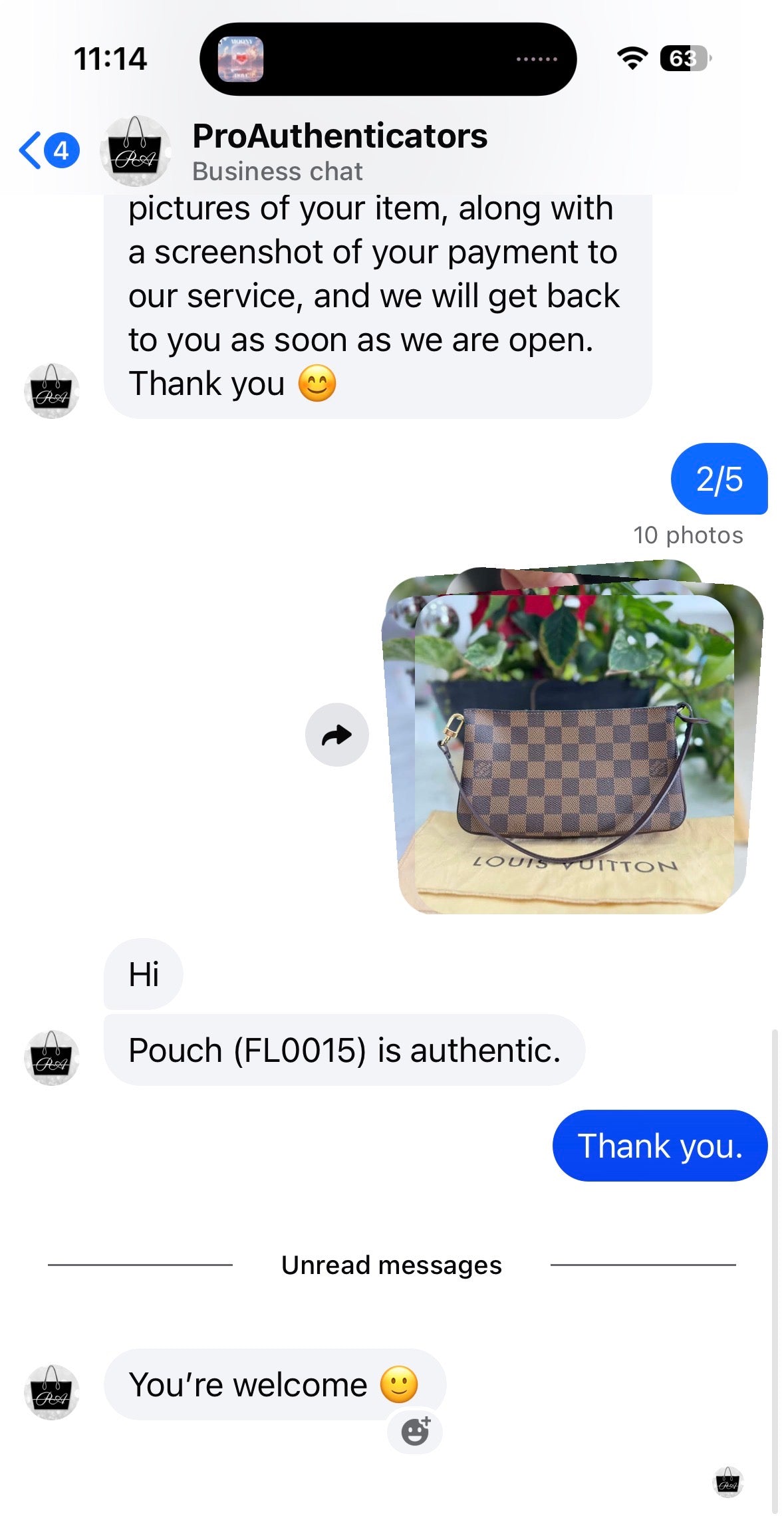 LOUIS VUITTON POCHETTE NAVONA