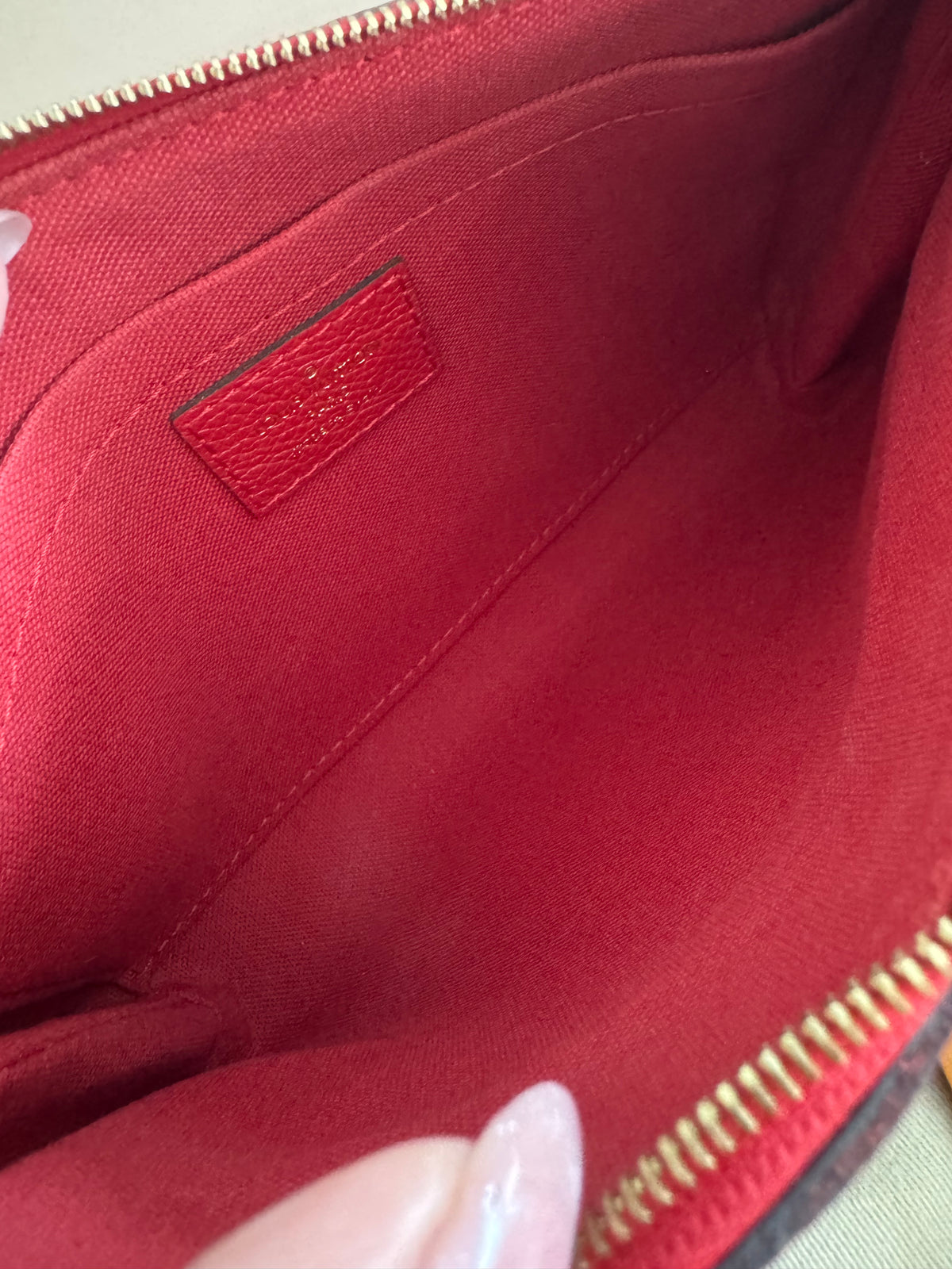 Louis Vuitton Pallas Clutch Crossbody Bag
