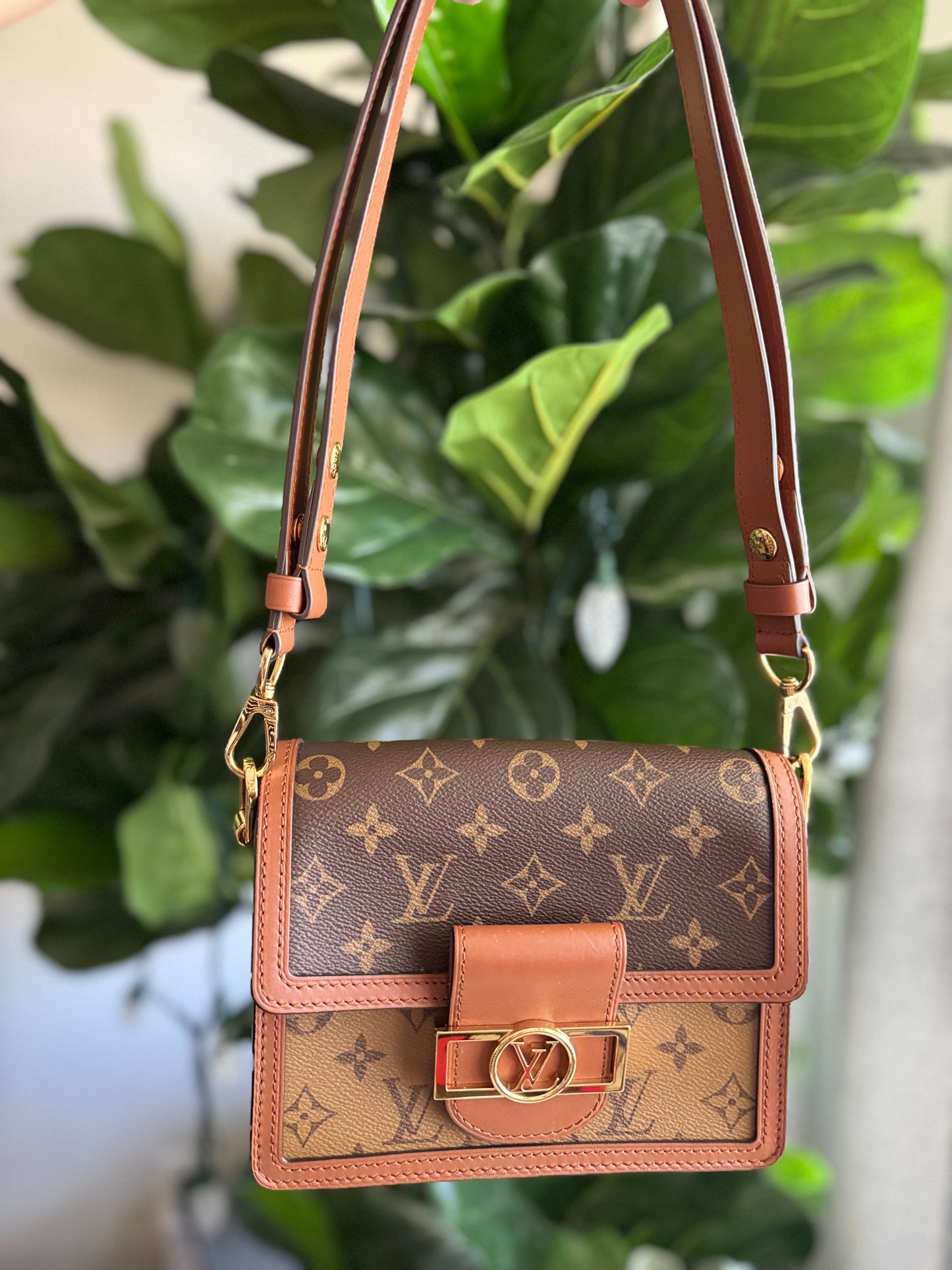 LOUIS VUITTON MINI DAUPHINE CROSSBODY / SHOULDER Bag