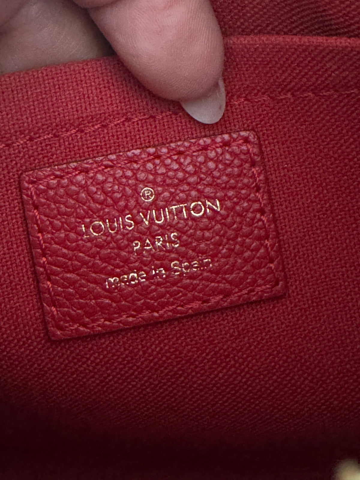 Louis Vuitton Pallas Clutch Crossbody Bag