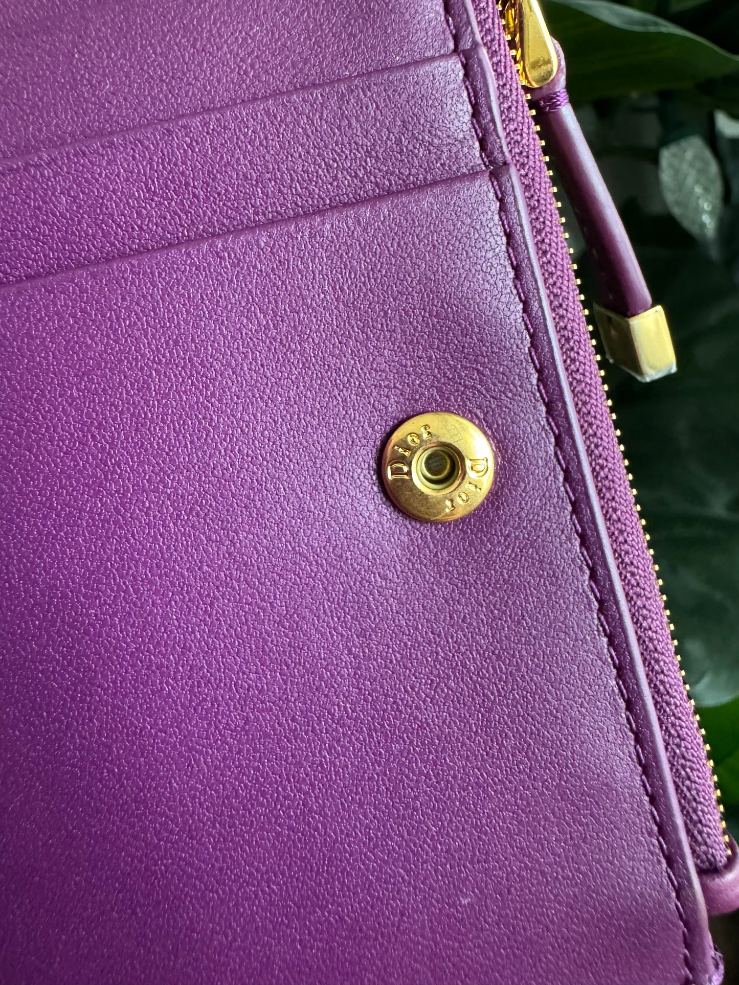 Christian Dior Dahlia Caro Compact Wallet