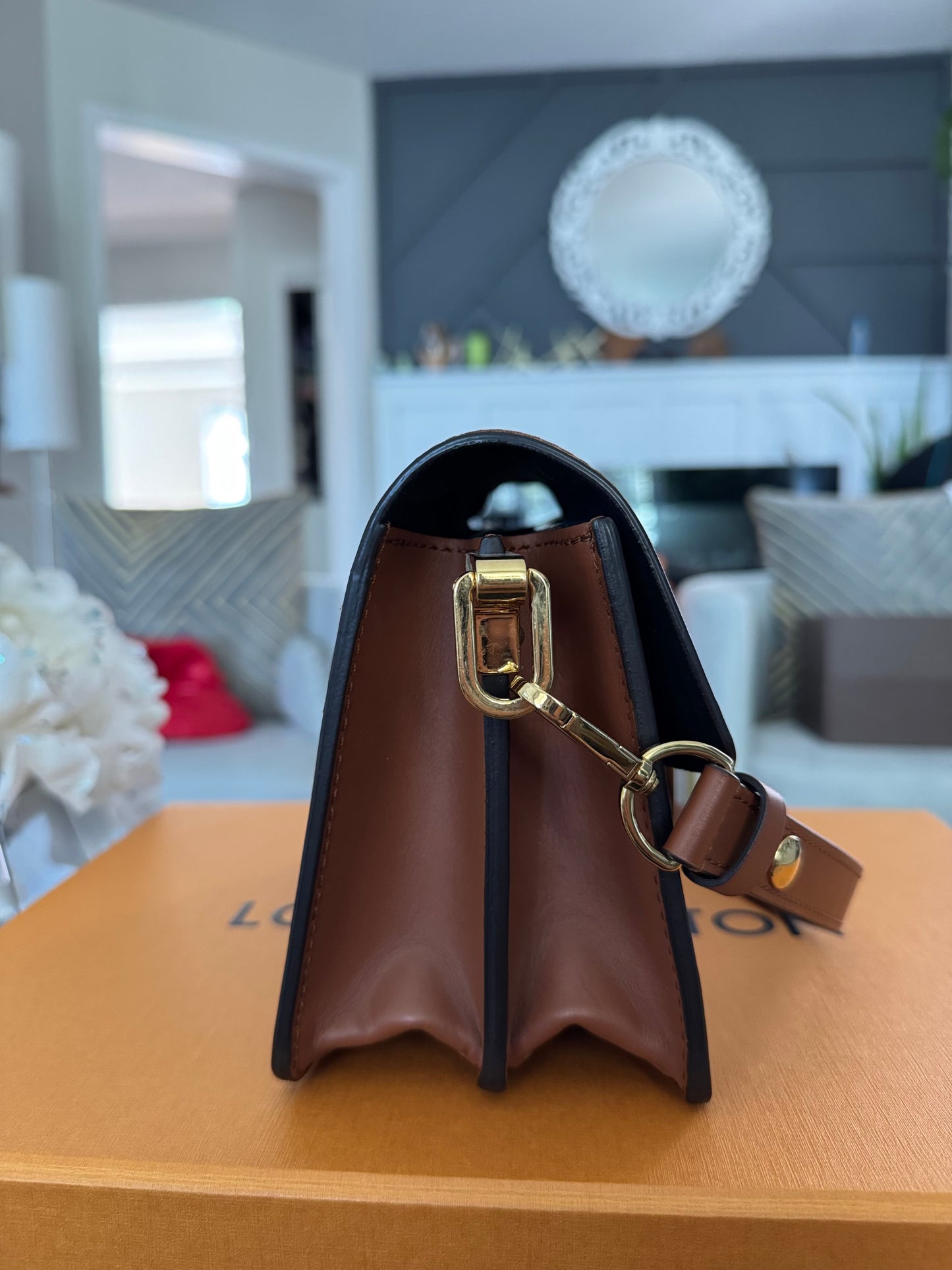 LOUIS VUITTON MINI DAUPHINE CROSSBODY / SHOULDER Bag