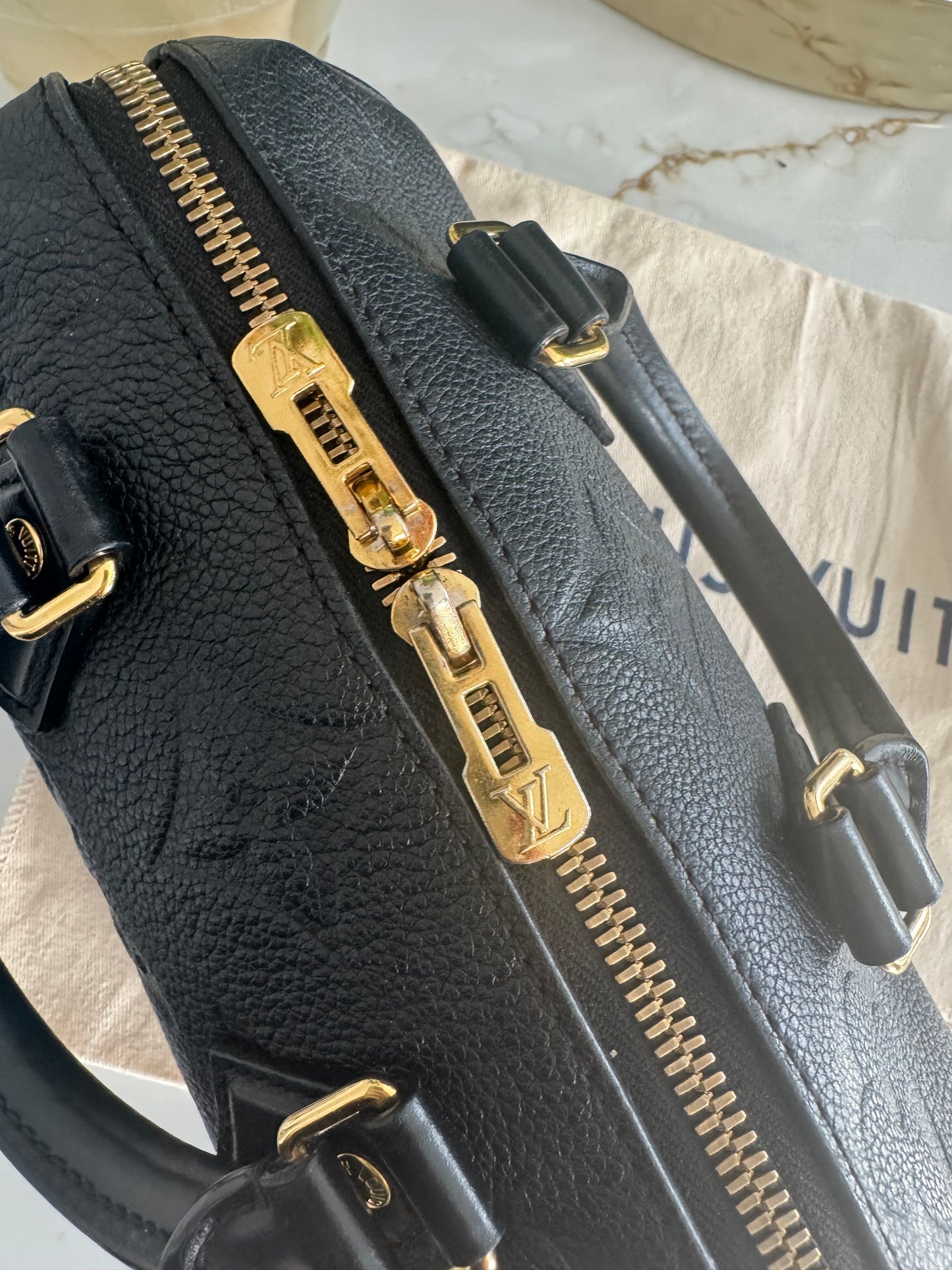 LOUIS VUITTON MONOGRAM EMPREINTE SPEEDY 20 BANDOULIERE