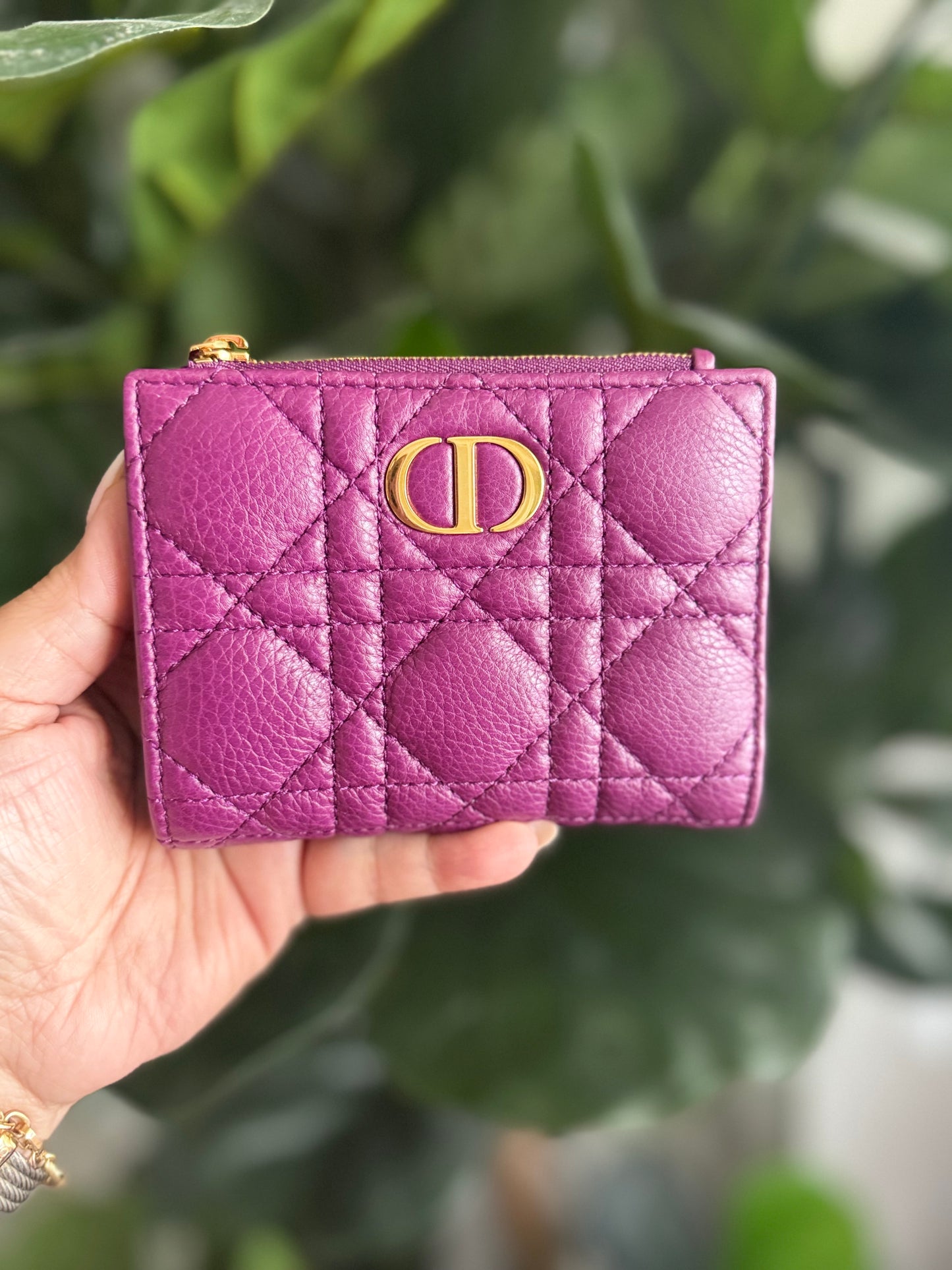 Christian Dior Dahlia Caro Compact Wallet