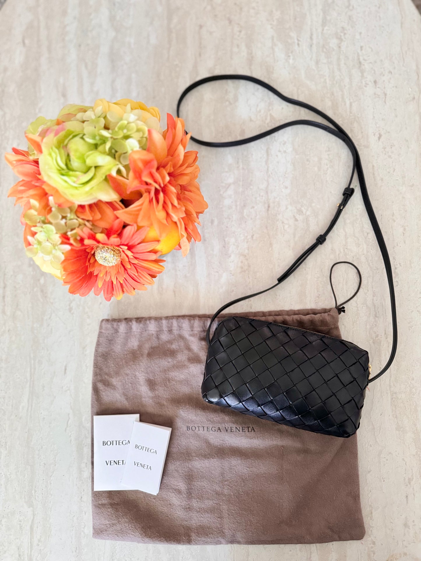 BOTTEGA VENETA INTRECCIATO NEW NODINI CROSSBODY BAG