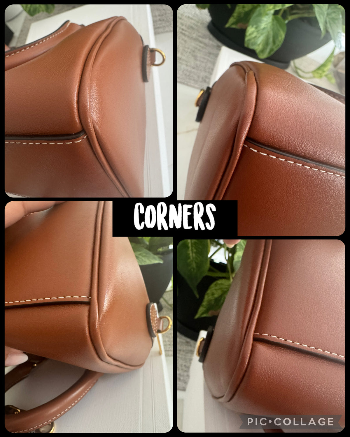 🤎 Celine Triomphe Small Boston Bag in Tan Smooth Calfskin