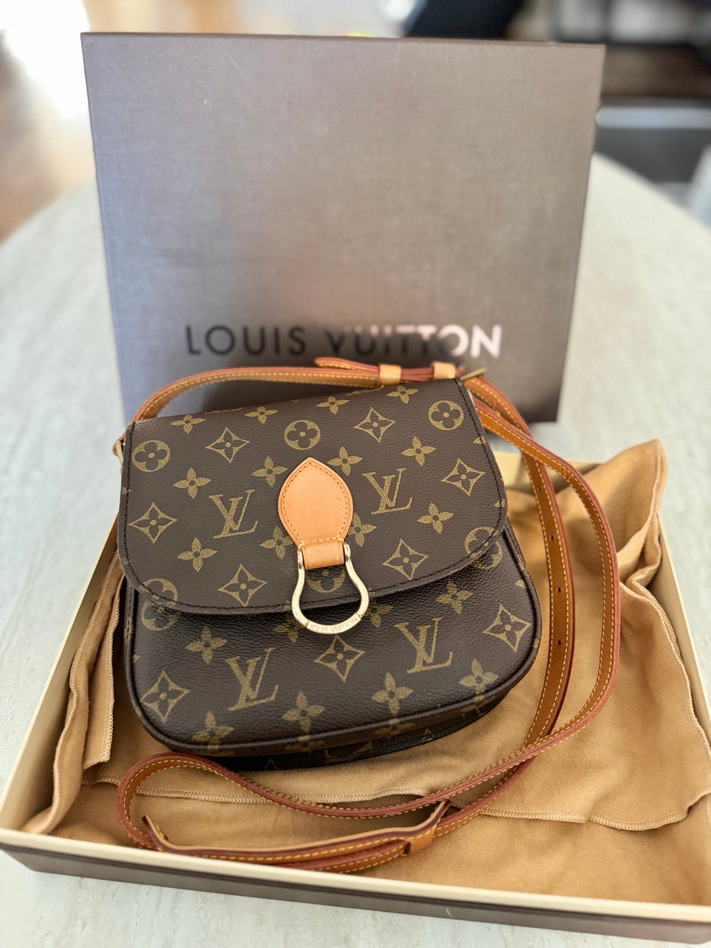 LOUIS VUITTON ST CLOUD MM CROSSBODY BAG