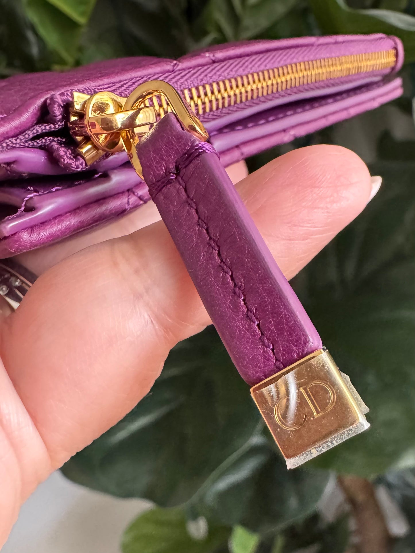 Christian Dior Dahlia Caro Compact Wallet