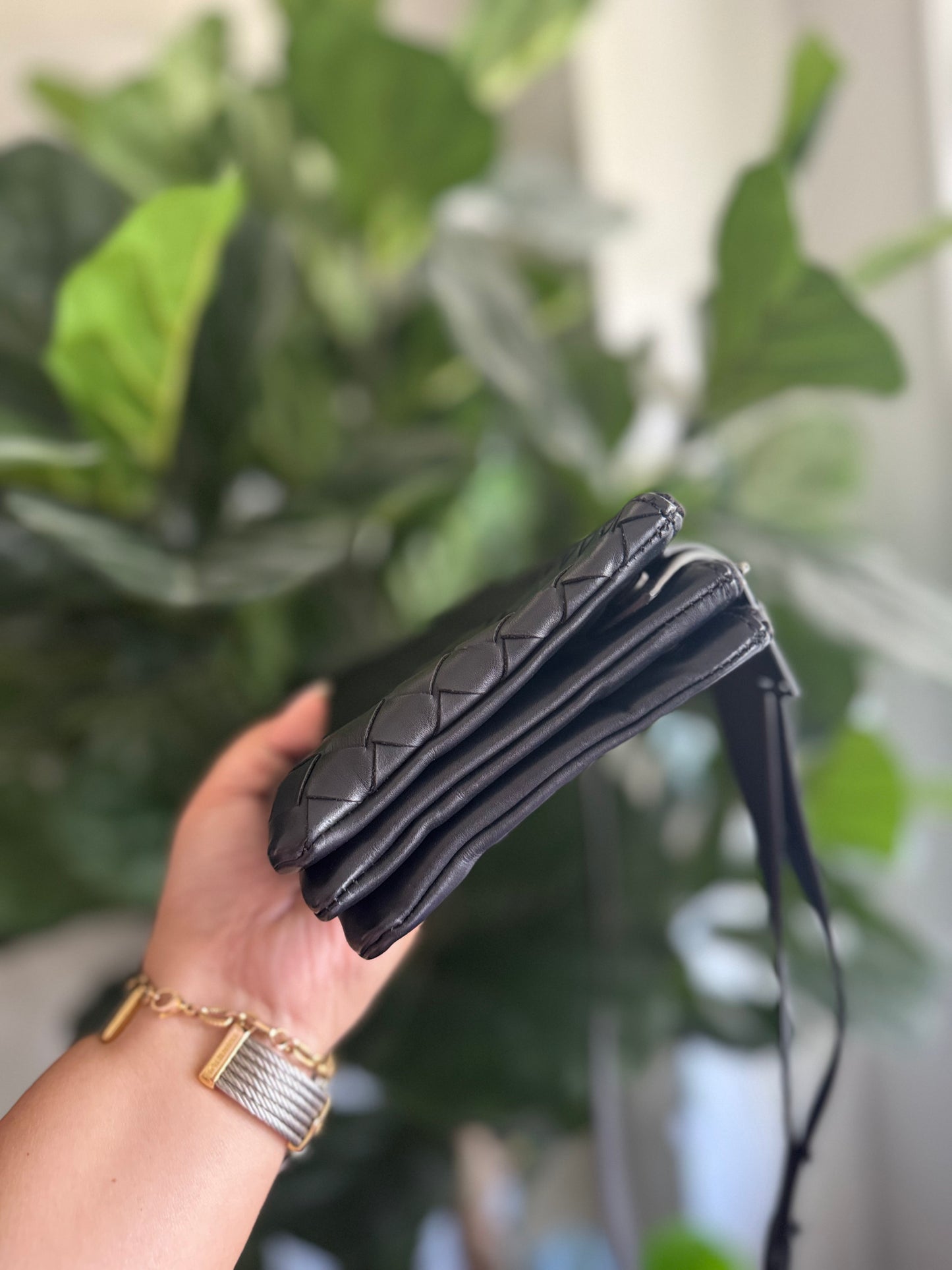 Bottega Veneta Intrecciato Modular Trio Zip Crossbody Bag