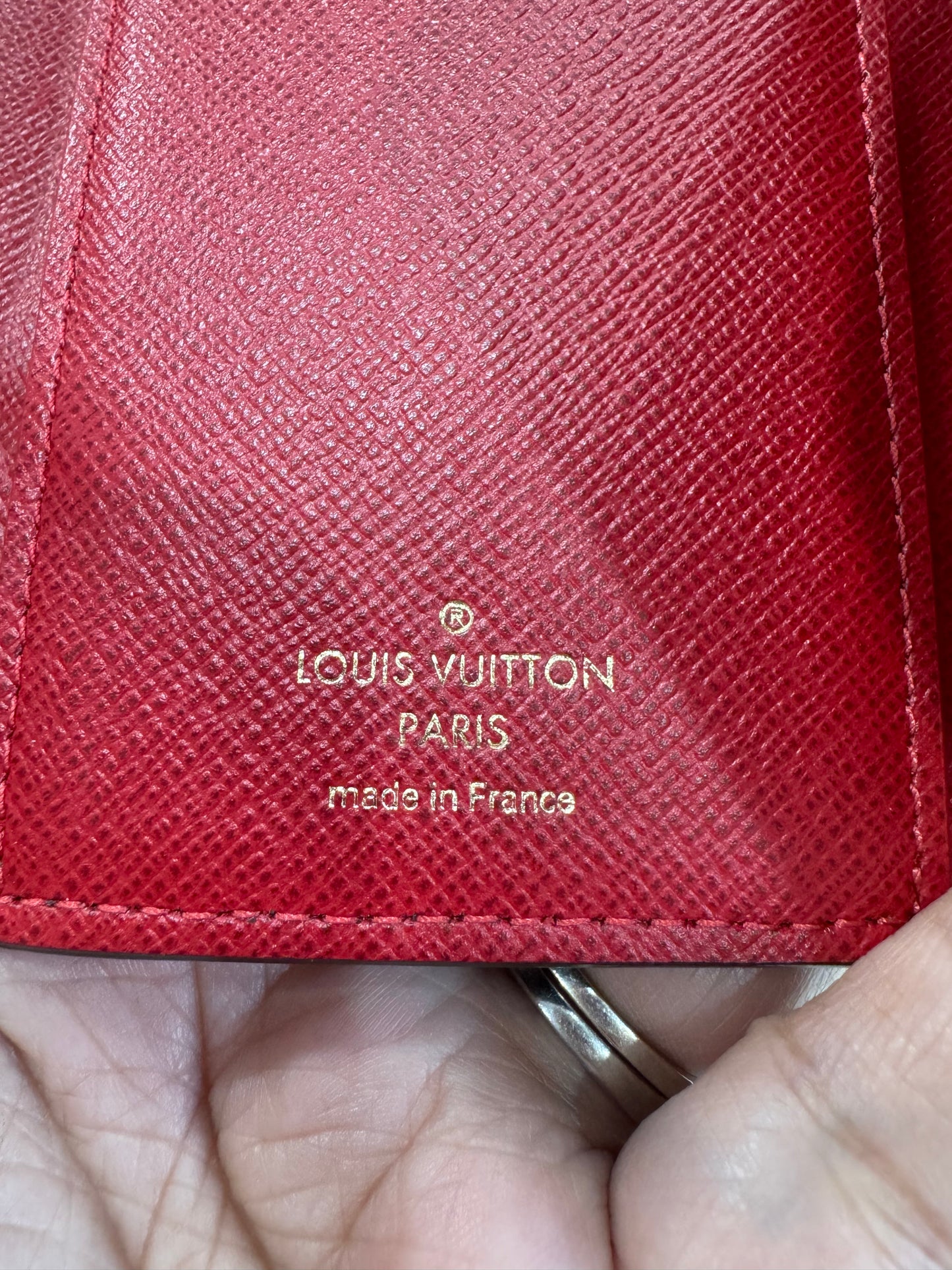 LOUIS VUITTON VICTORINE WALLET IN DAMIER EBENE