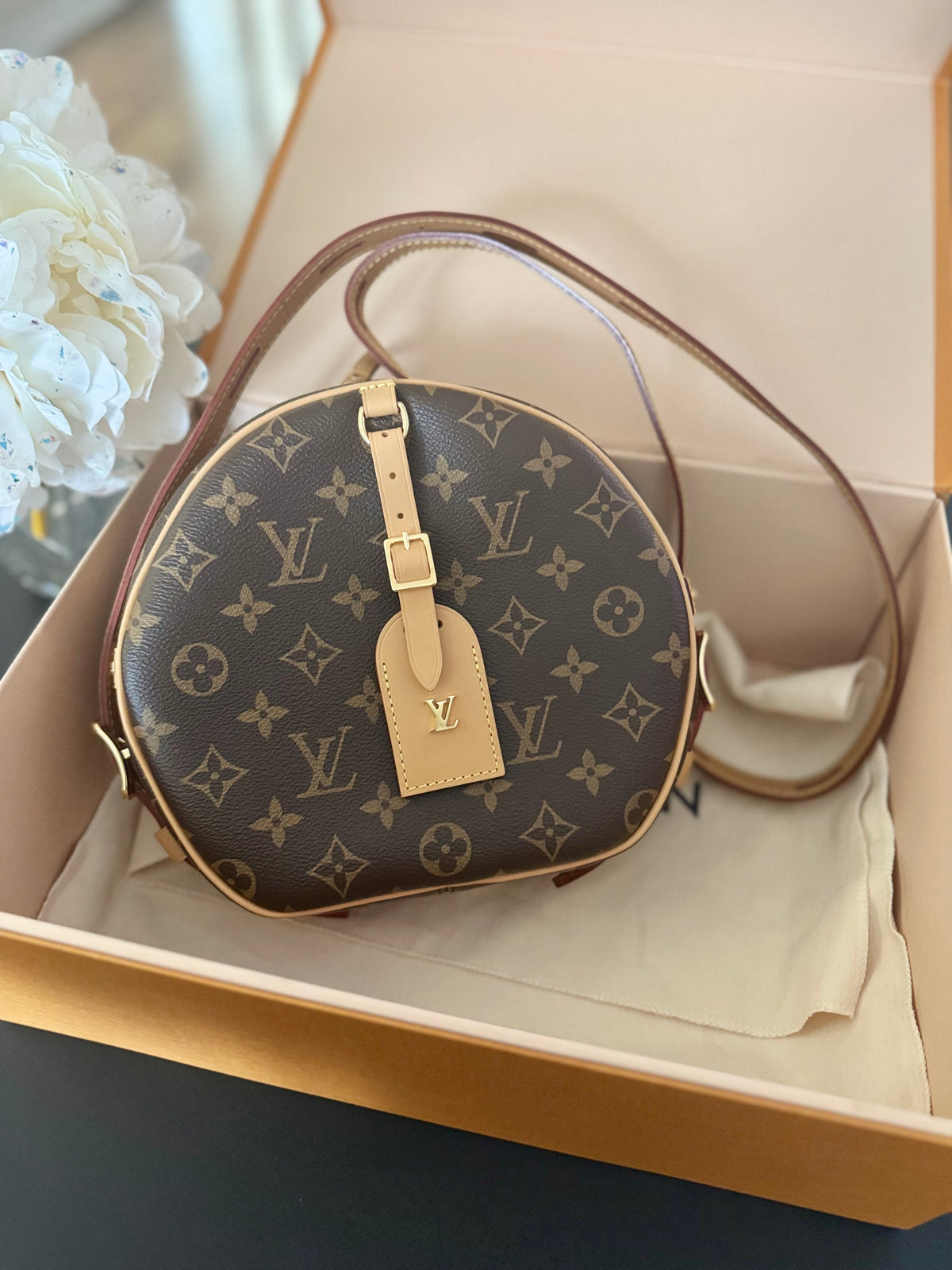 LOUIS VUITTON Monogram Boîte Chapeau Souple MM