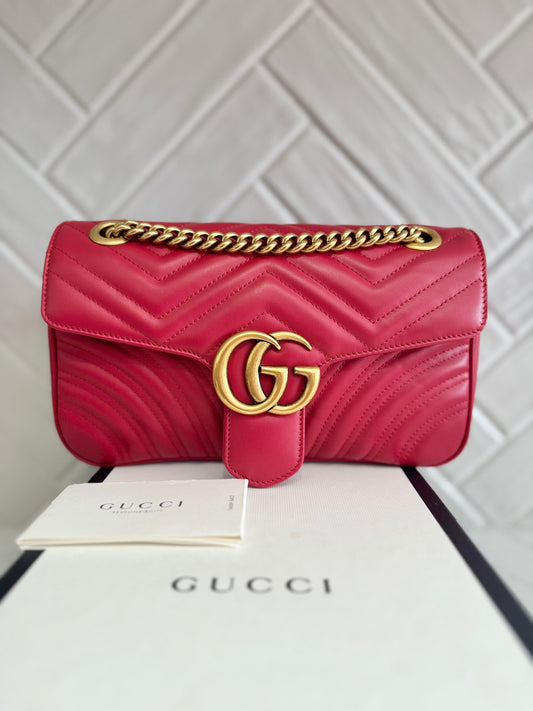 GUCCI MARMONT SMALL FLAP BAG