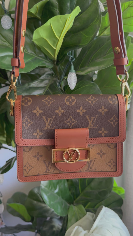 LOUIS VUITTON MINI DAUPHINE CROSSBODY / SHOULDER Bag
