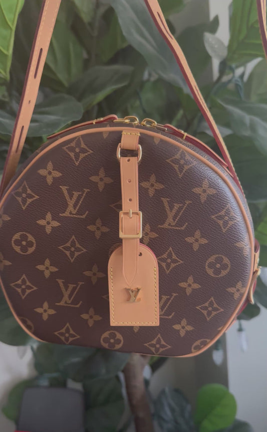 LOUIS VUITTON Monogram Boîte Chapeau Souple MM
